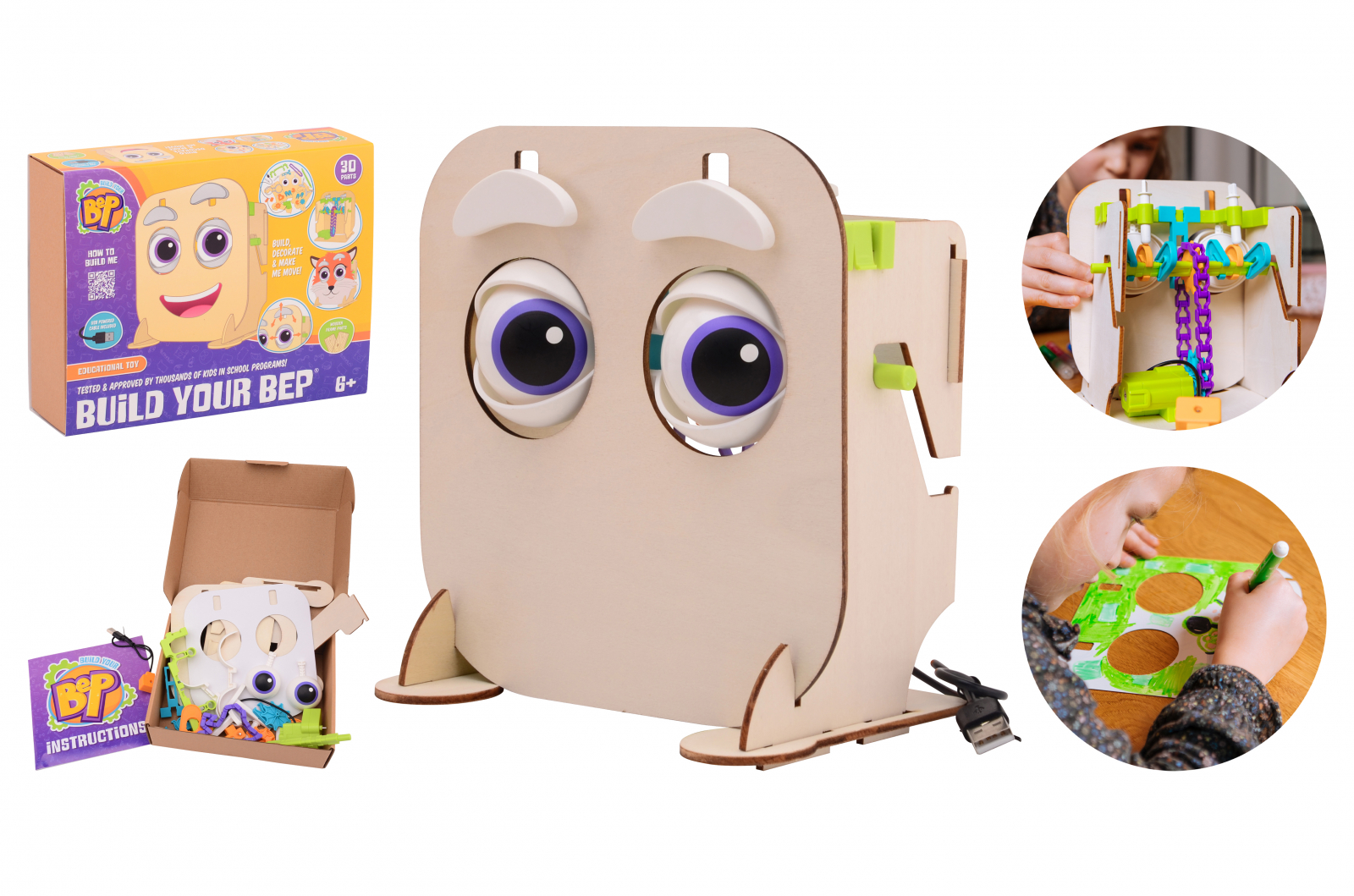 Noutati - Set STEM DIY, construieste robotelul BEP, fara ecrane