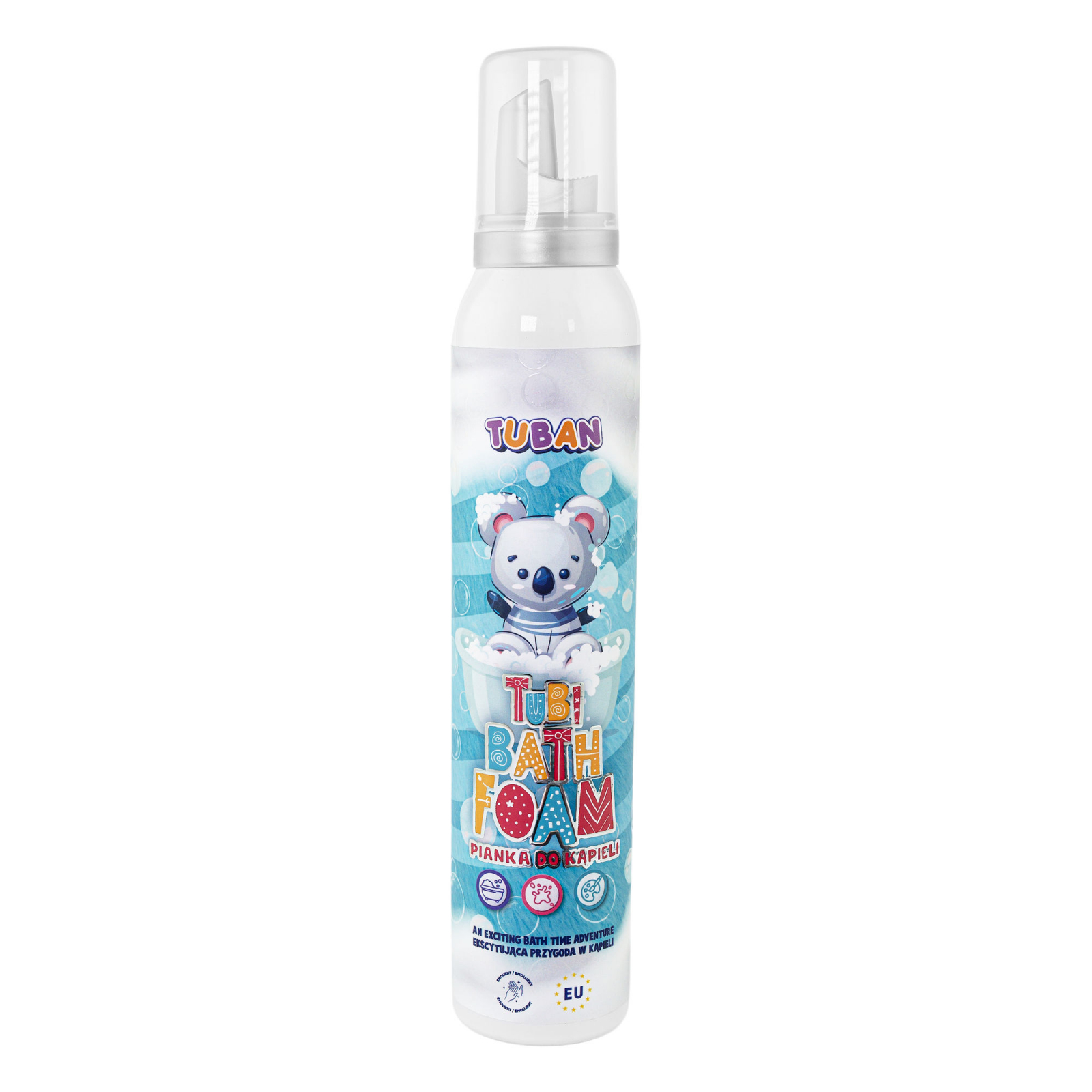 Reduceri - Spuma creativa pentru baie si slime  - TUBI  – ALBASTRU 200 ml