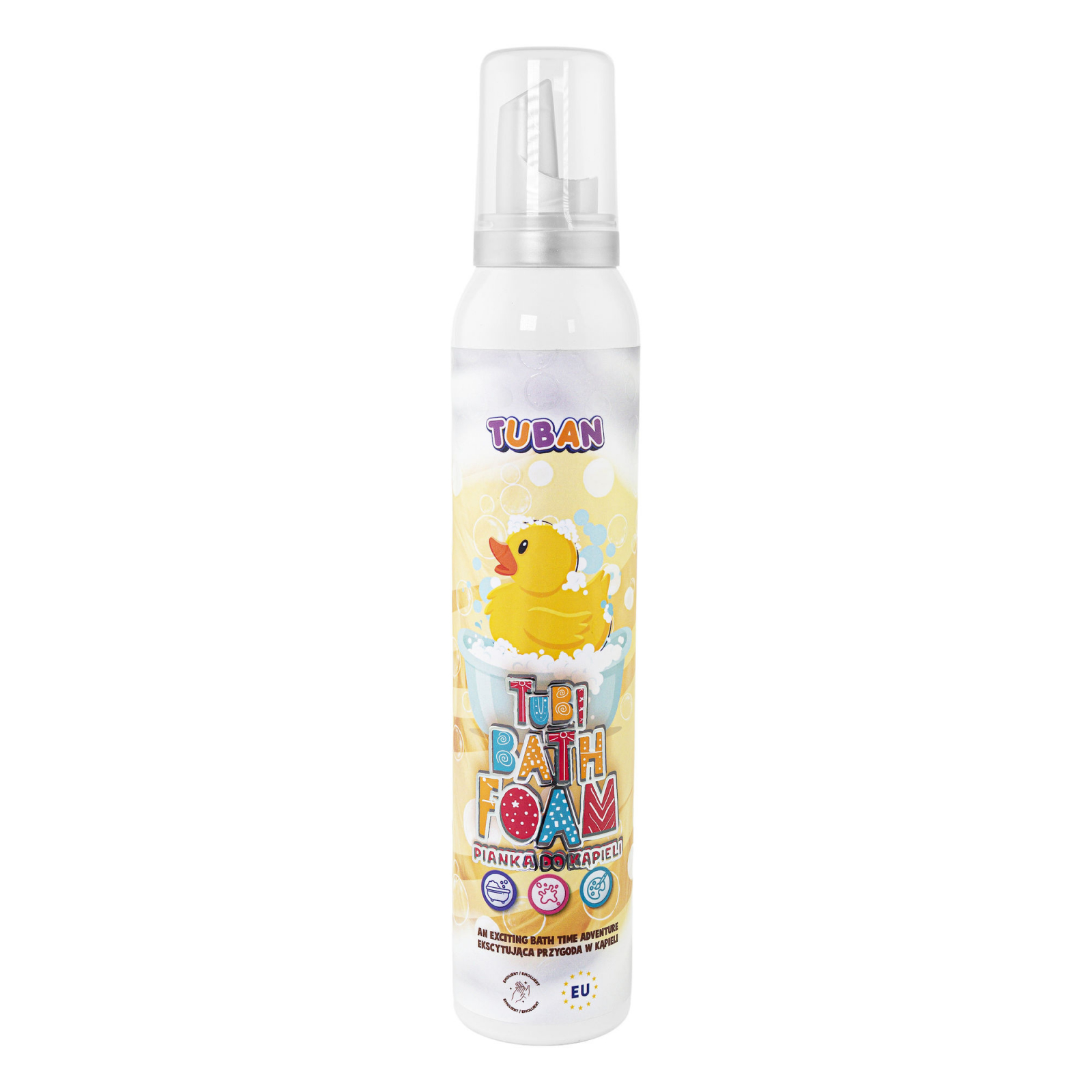 Reduceri - Spuma creativa pentru baie si slime  - TUBI  – GALBEN 200 ml
