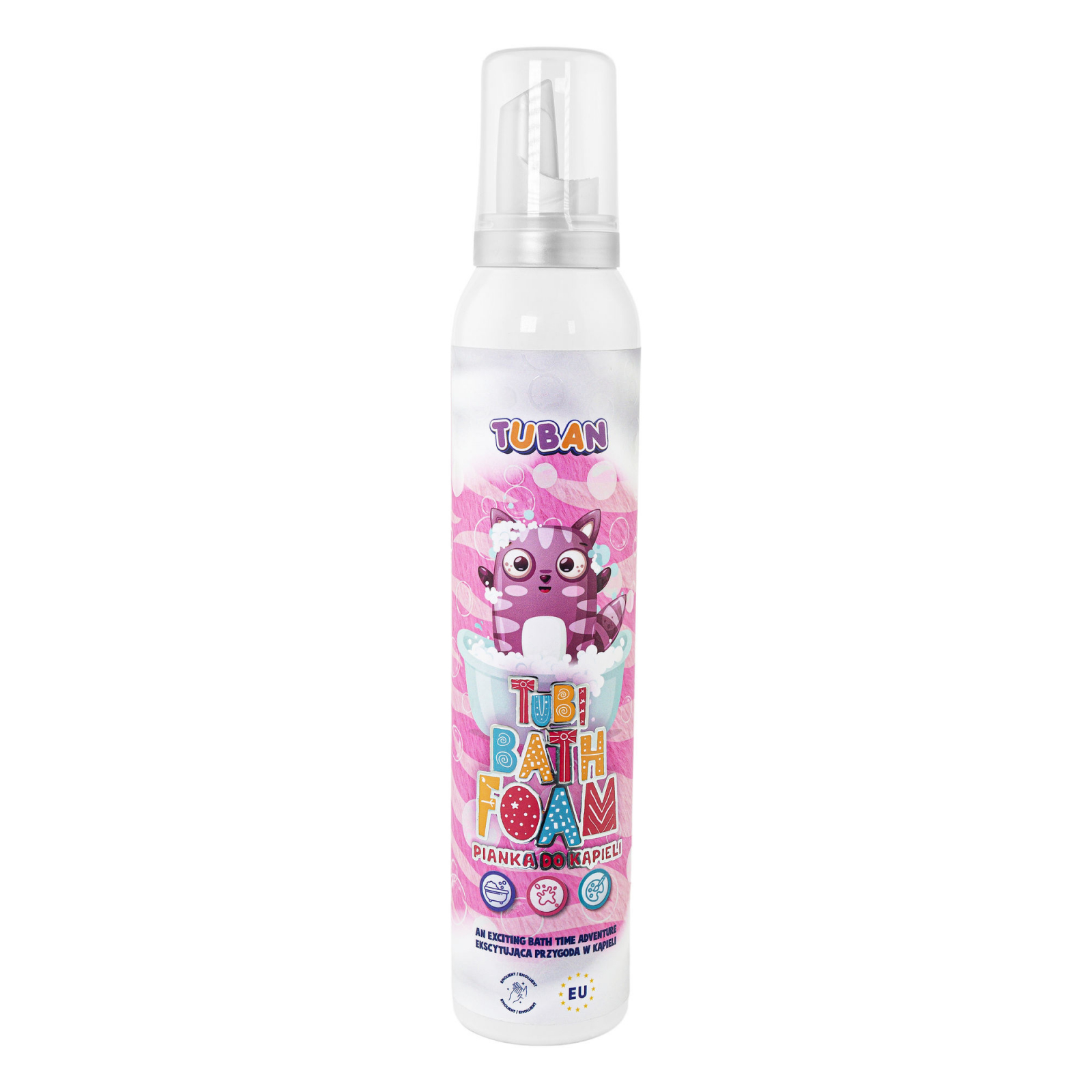 Reduceri - Spuma creativa pentru baie si slime  - TUBI  – ROZ 200 ml