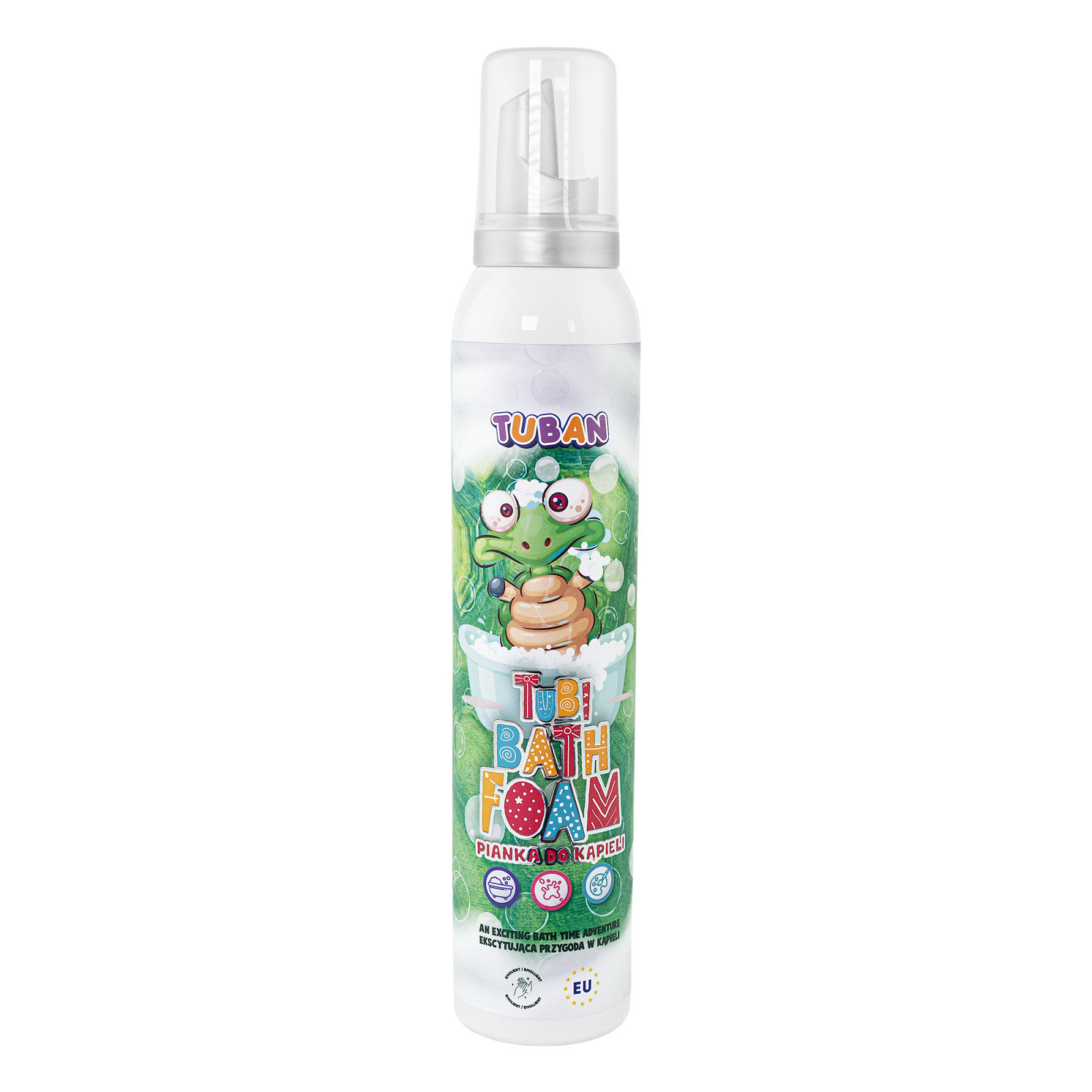 Reduceri - Spuma creativa pentru baie si slime  - TUBI  – VERDE 200 ml