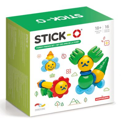 Noutati - Set cu magneti Stick-O, Prieteni din natura
