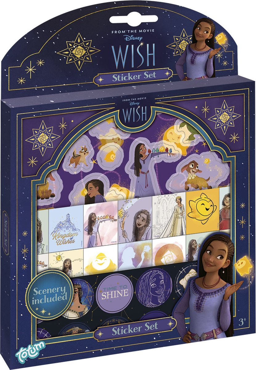 Noutati - Set cu abtibilduri Disney Wish