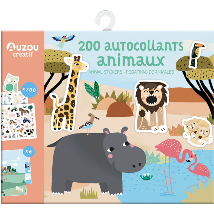 200 de abtibilduri repozitionabile cu animale [1]