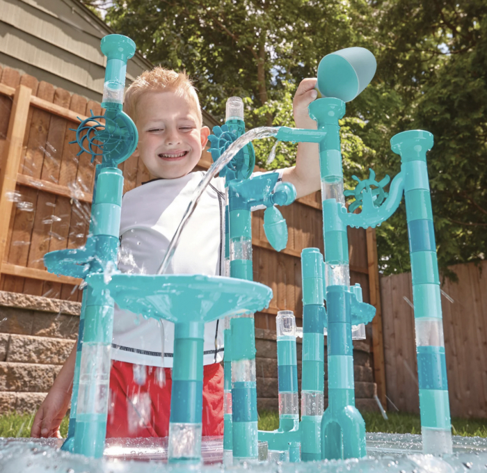 Aqua maze twist, joc de constructie traseu cu bile si apa [5]