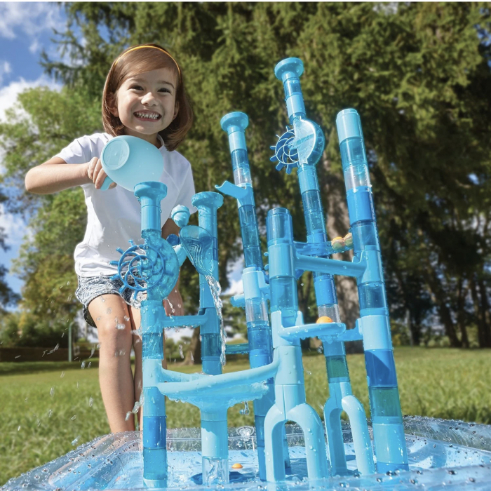 Aqua maze twist, joc de constructie traseu cu bile si apa [4]