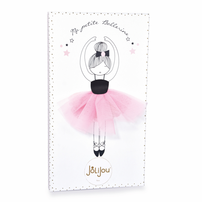 Balerina Margo, 35 cm, material textil, roz [3]
