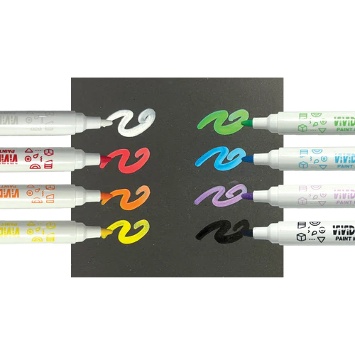Carioci cu vopsea Vivid Pop! - set de 8, clasic [3]