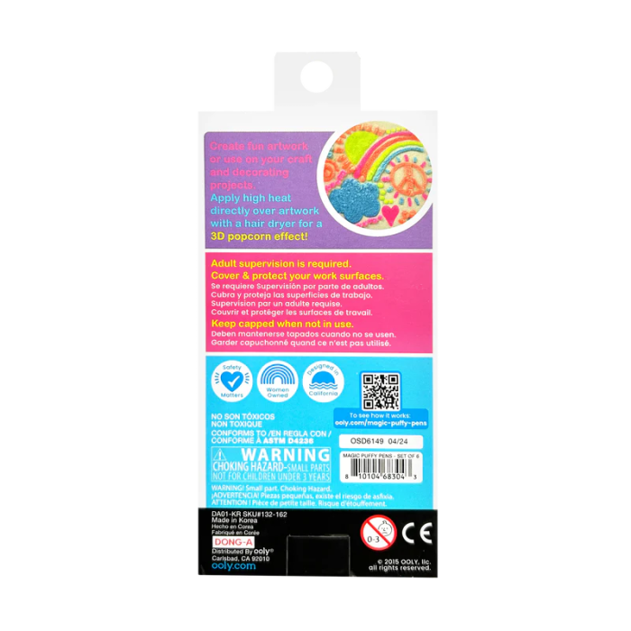 Carioci magice cu efect 3D, Puffy Pens, [10]