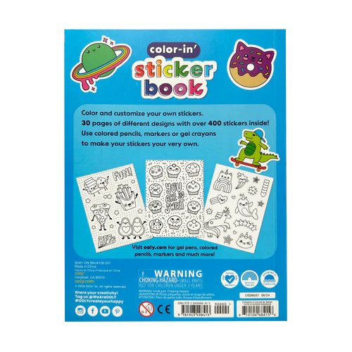 Carte de Stickere de Colorat Stickiville – Desene Drăgălașe [5]