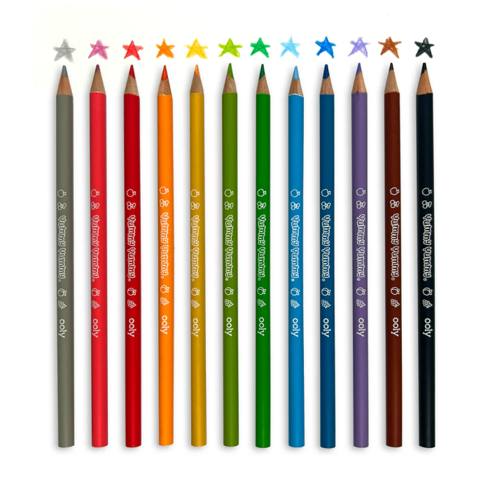 Creioane colorate parfumate - Yummy Yummy, set de 12 [9]