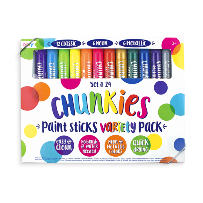 Creioane tempera solida Chunkies, 24 bucati [1]