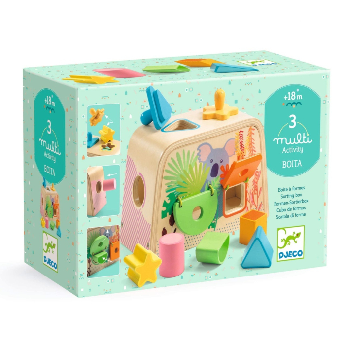 Cutie de sortat forme Multi Boita, Djeco [1]