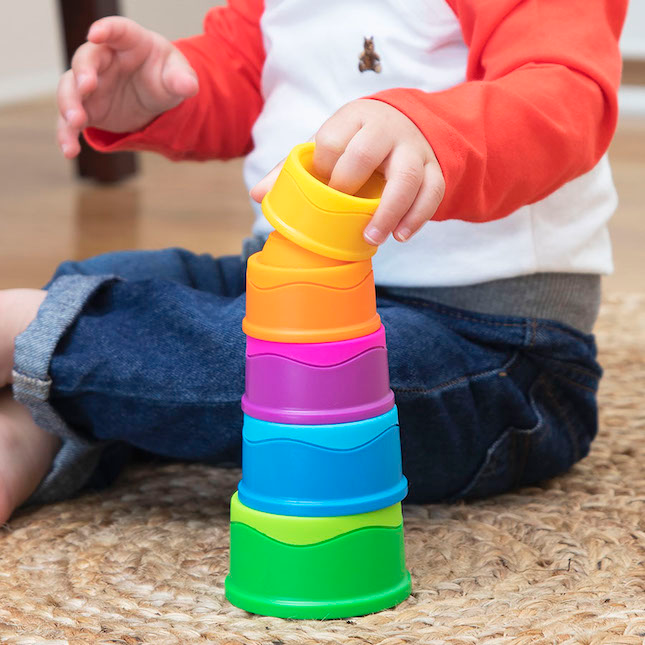 Dimpl Stack ,   Set de cupe de stivuire cu bule din silicon [3]