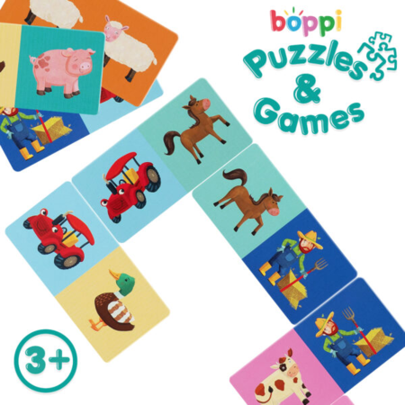 Domino cu Imagini Boppi, 28 piese, Ferma [2]