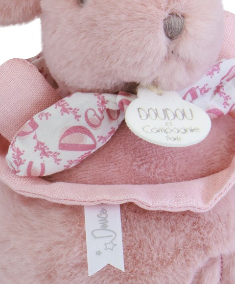 Iepuras muzical Doudou® – roz, 20 cm [5]