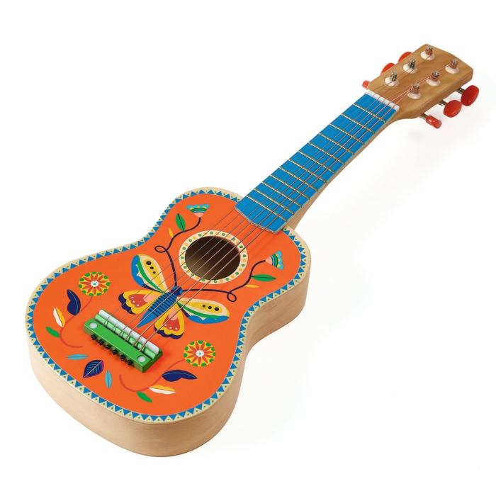 Instrument muzical Chitara din lemn cu 6 corzi, Djeco [1]