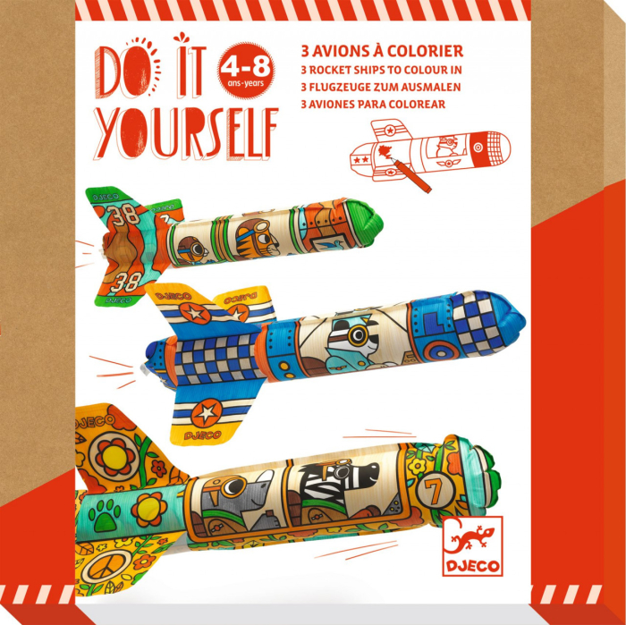 Joc creativ DIY Avioane, Djeco [4]