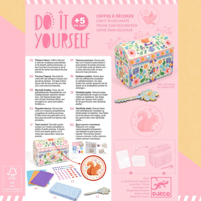 Joc creativ DIY Cufar fermecat, Djeco [5]