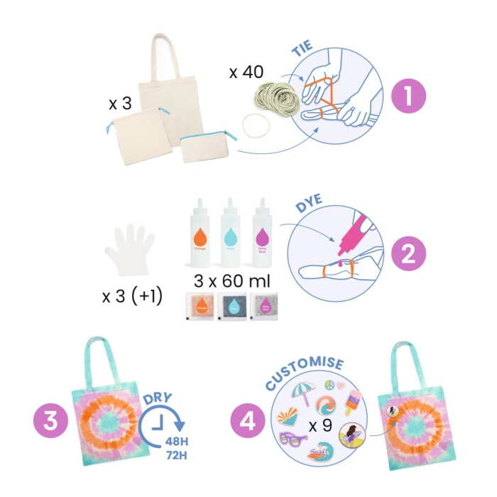 Joc creativ DIY Raza de soare, Djeco [3]