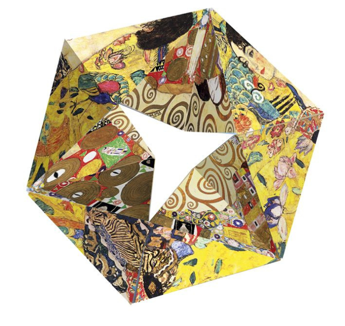 Joc de pliere design Klimt [4]