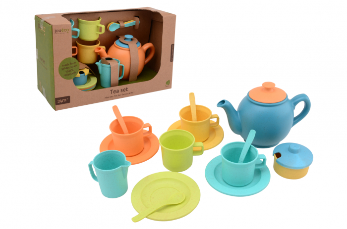 Joc de rol, din plastic bio, set de ceai, Jouéco [1]