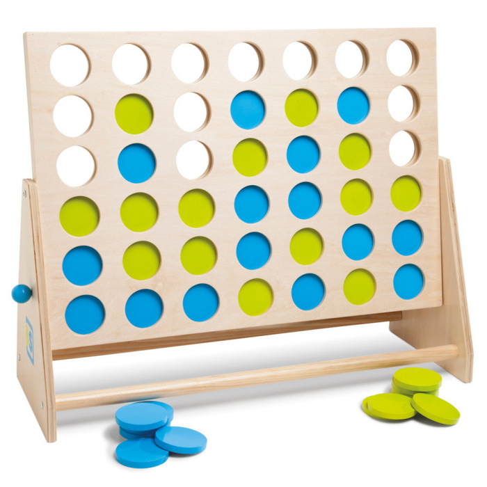 Joc gigant din lemn, Patru pe un rand, BS Toys [2]