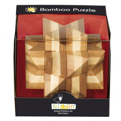 Joc logic IQ din lemn bambus Star [1]