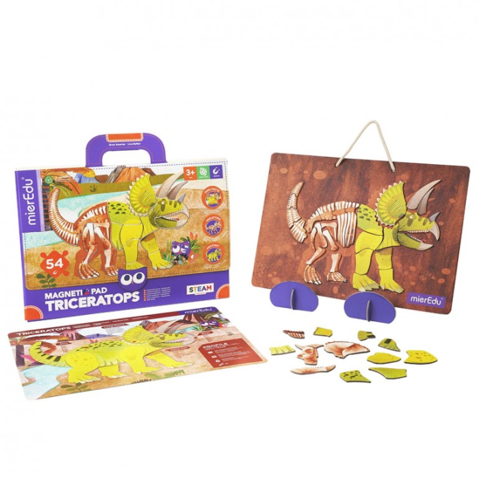 Joc magnetic educativ -Triceraptors [2]