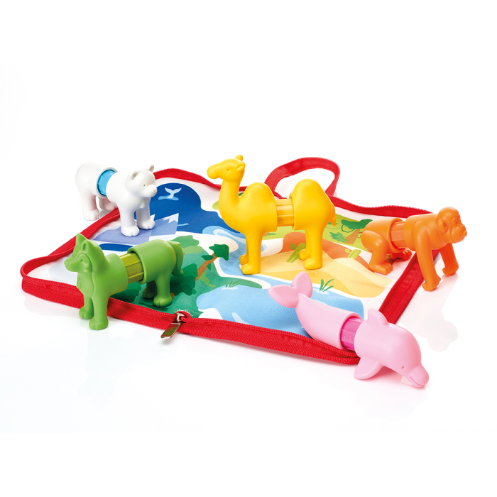 Joc magnetic Smart Max, My First Animals Around the World, Primele mele animale din intreaga lume, 16 piese [2]