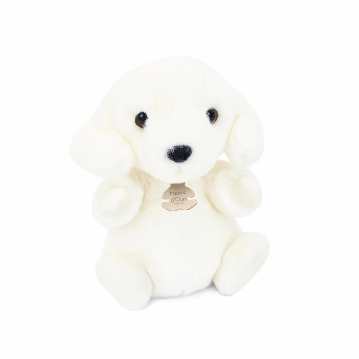 Jucarie moale din plus - Catel, 20 cm, alb [1]