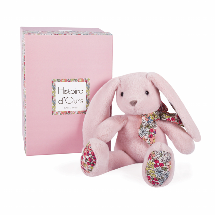 Jucarie moale din plus - Iepuras, 25 cm, roz [1]
