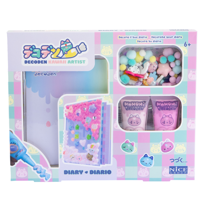 Kit creativ Decoden – Jurnal kawaii de decorat cu pastă colorată [1]