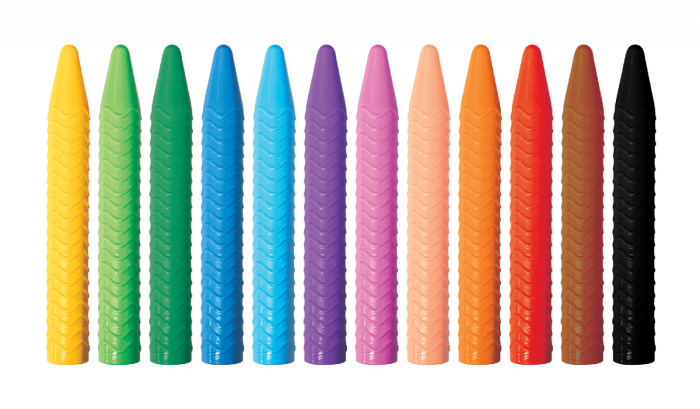 Kit rola de desenat 3 m si 12 creioane colorate cerate, Haku Yoka - Dinozauri [2]