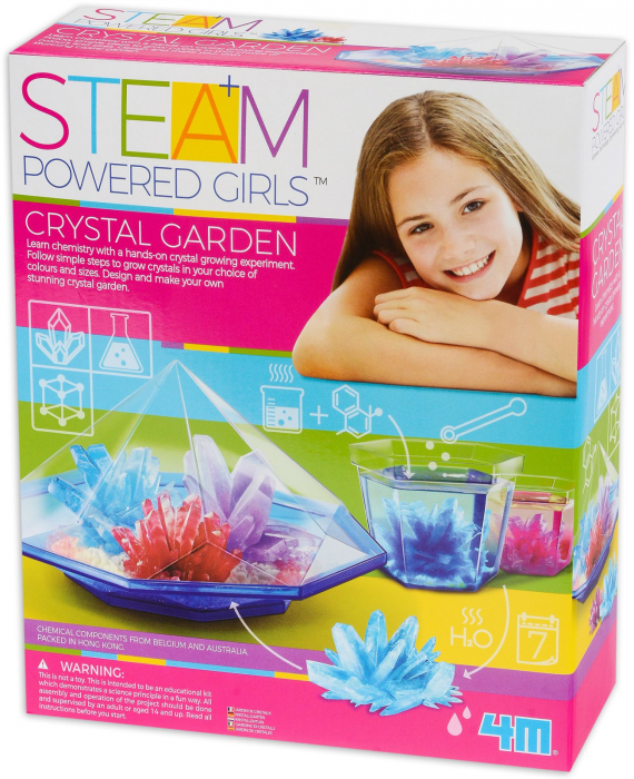 Kit stiintific - Gradina cu Cristale, STEAM Kids [1]