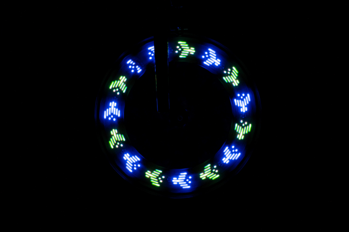 Lumină LED cu efecte animate pentru spițe bicicleta, ShapeBrightz [5]