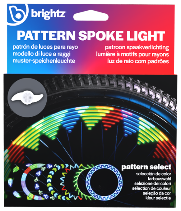 Lumină LED cu efecte animate pentru spițe bicicleta, ShapeBrightz [1]
