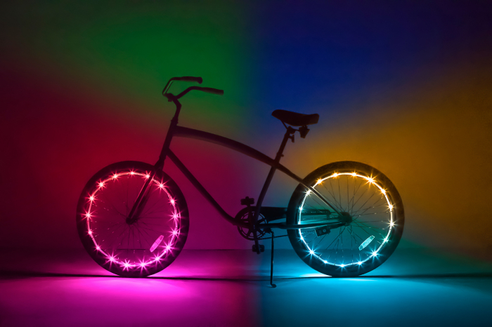 Lumină LED decorativa pentru roți bicicletă, WheelBrightz [3]