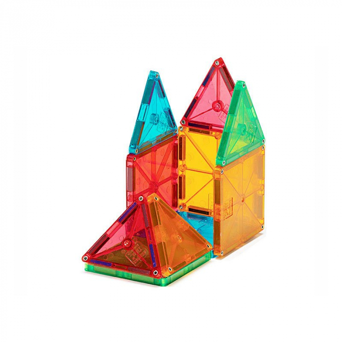 Magna-Tiles Clear Colors set magnetic (100 piese) [4]