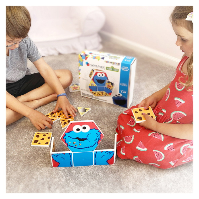 Magna-Tiles Structures, Cookie Monster, Invata formele [4]