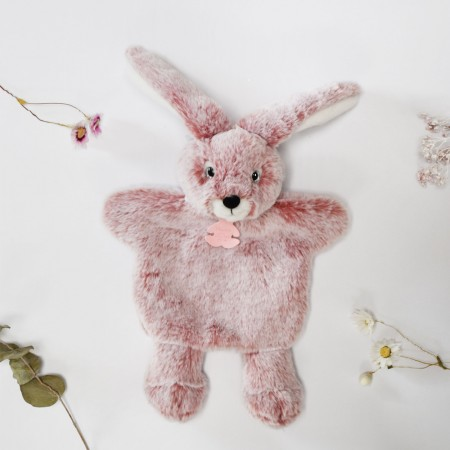 Marioneta Histoire D'Ours® - iepuras de plus, 25 cm, roz [2]
