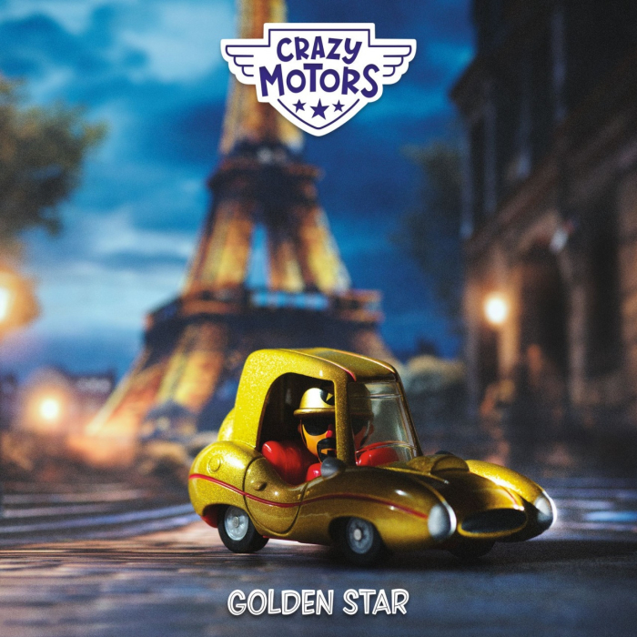 Masina Golden Star, Colectia Crazy Motors, Djeco [5]