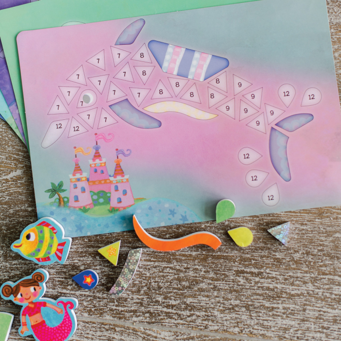 Mozaic magnetic, Insula sirenelor - Sparkle mosaics, Mermaid Island [5]