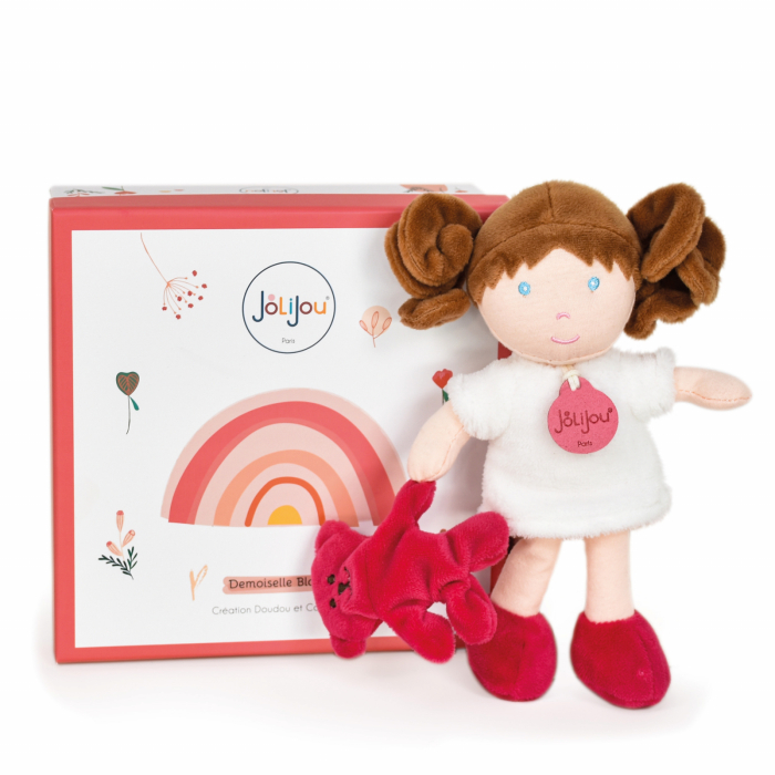 Papusa din plus - Blanche, 21 cm, alb [1]