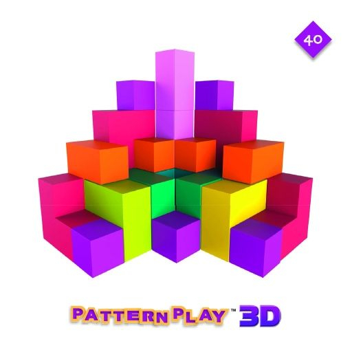 Pattern Play 3D, joc de constructie din lemn, cu structuri 3D [2]