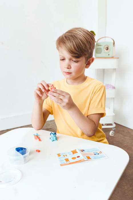 Plastilina cu uscare la aer - Pet, Creatibles, set DIY 4 culori [7]