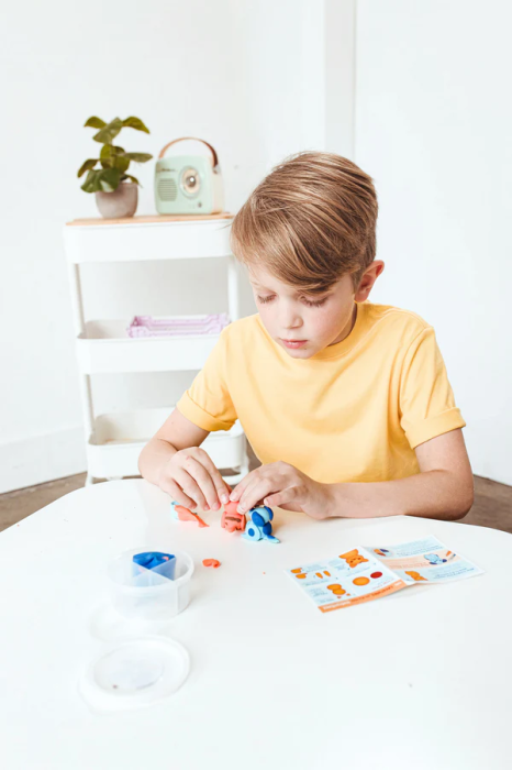 Plastilina cu uscare la aer - Pet, Creatibles, set DIY 4 culori [6]