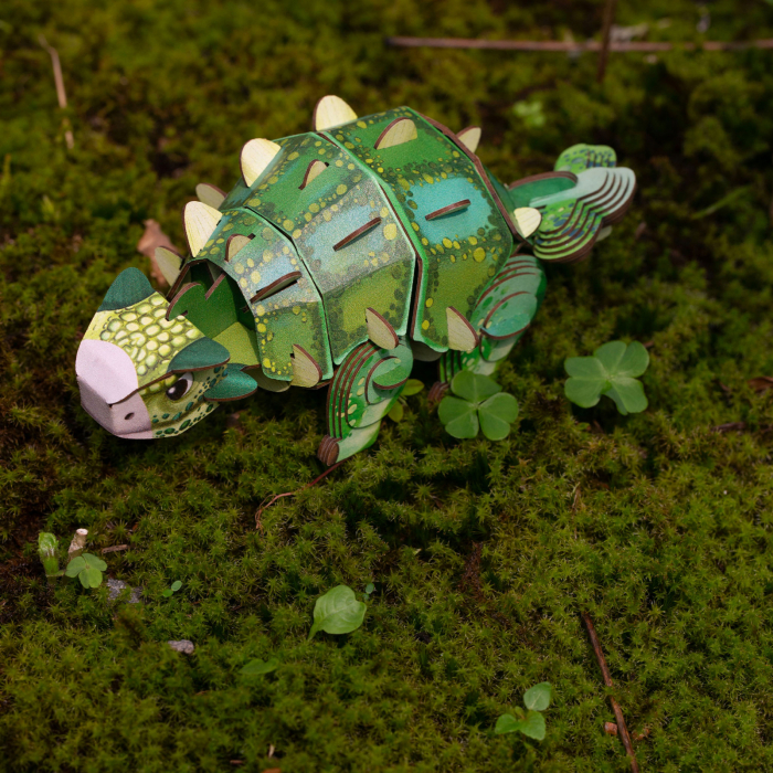 Puzzle 3D cu sunete - Ankylosaurus, Build 'n' Sound [6]