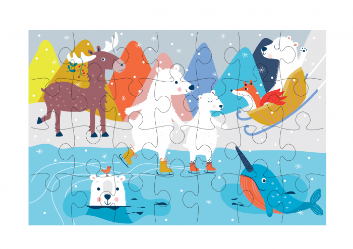 Puzzle cu 28 de piese  -Polar [2]