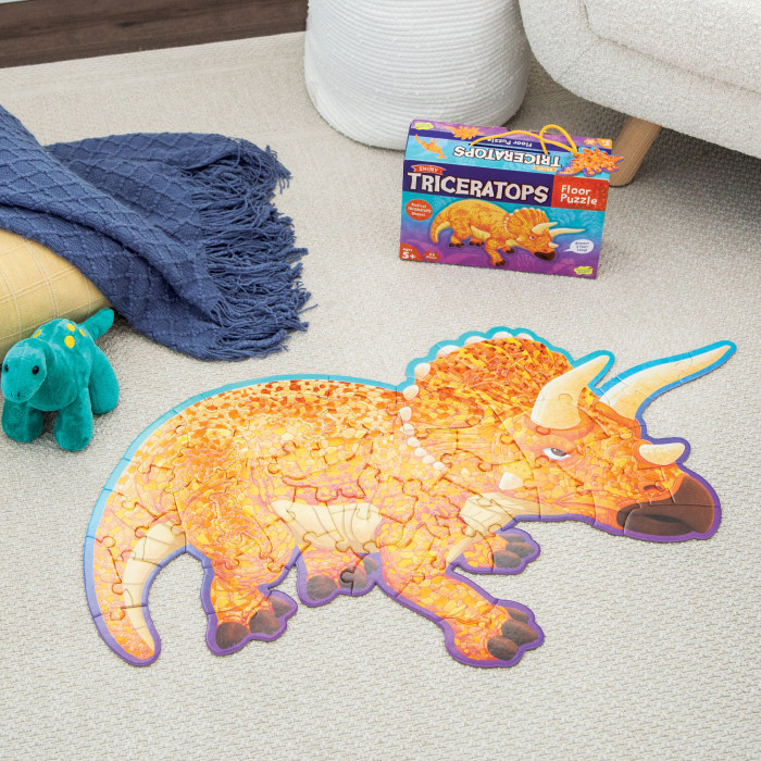 Puzzle de podea in forma de triceratop, Triceratops Floor Puzzle [6]